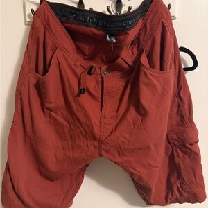 Prana Men's Cargo Shorts in Rust